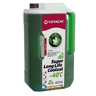 Охлаждающая жидкость TOTACHI SUPER LLC GREEN -40C 5л.