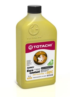 Охлаждающая жидкость TOTACHI NIRO EURO COOLANT OAT - Technology -50 C 1л